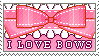 i love bows