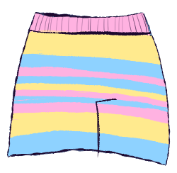 stripe shorts