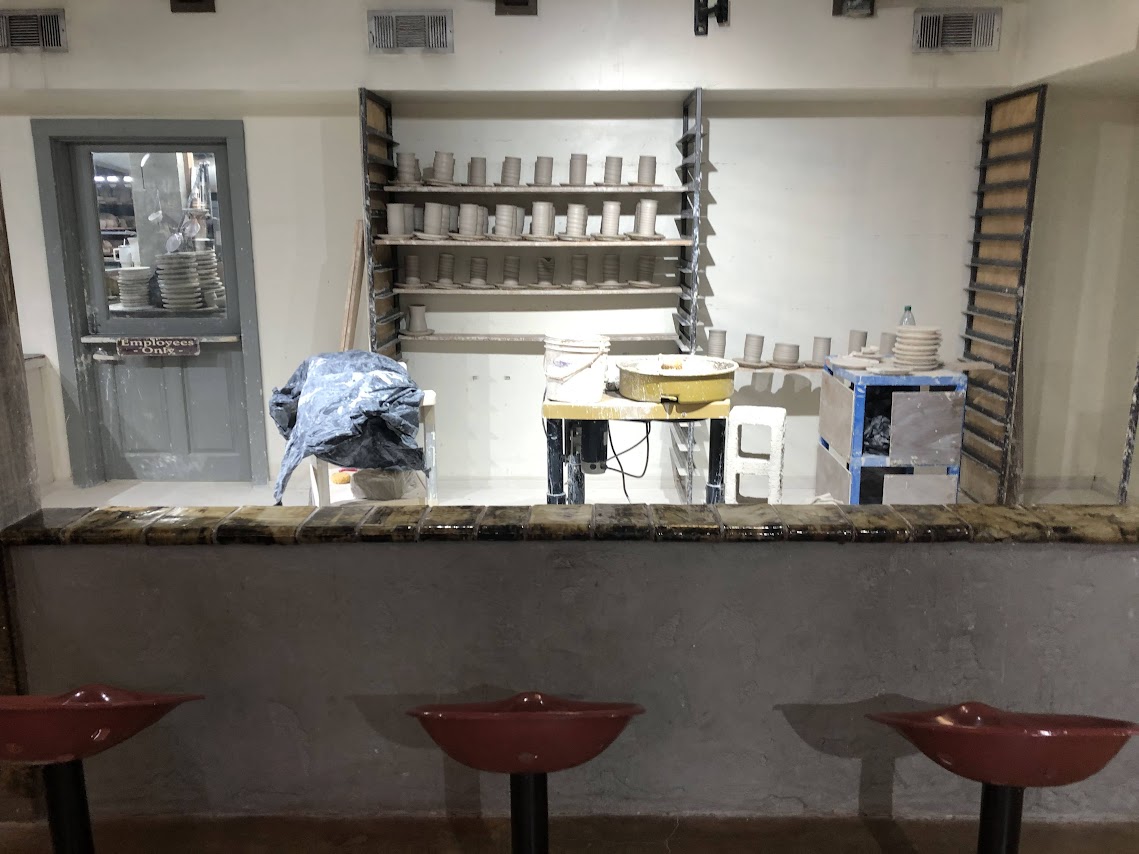 pottery station