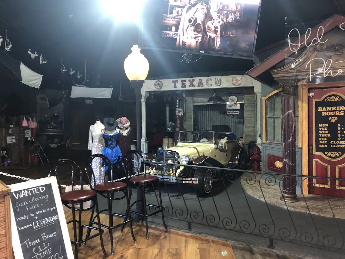 three bears general store display